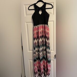 Crystal Doll Halter Maxi Dress size 3